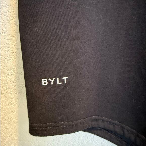 BYLT Drop Cut Lux Short Sleeve Tee in Black Size M - Picture 3 of 4